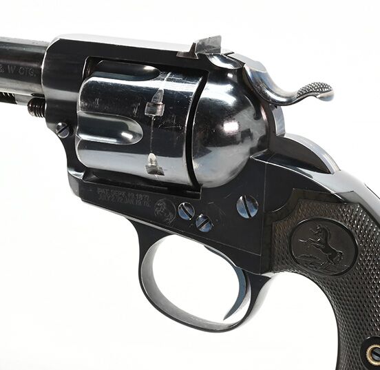 view of cylinder on Colt Bisley Target