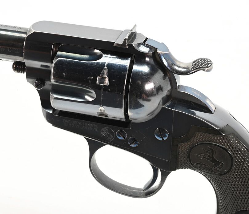 closeup of Colt Bisley Target
