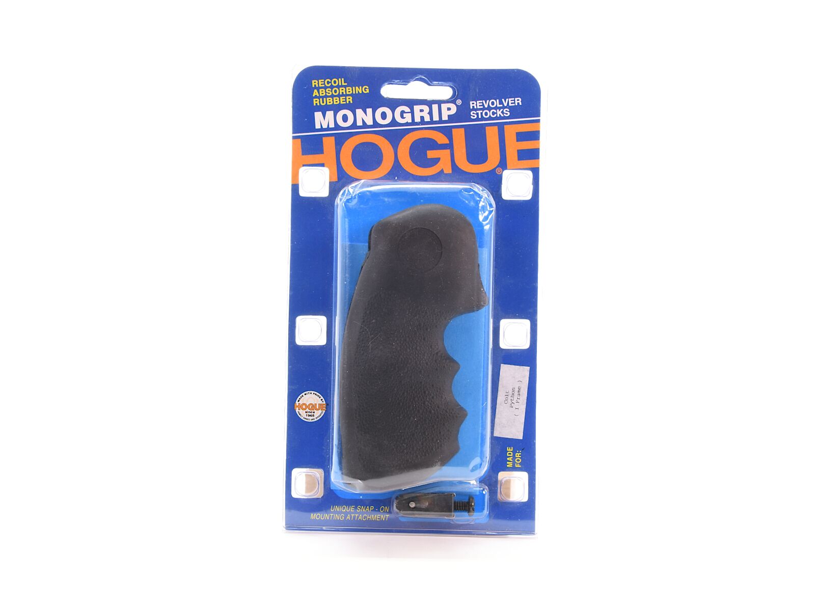 Colt Python Hogue One Piece Rubber Grips Image 1